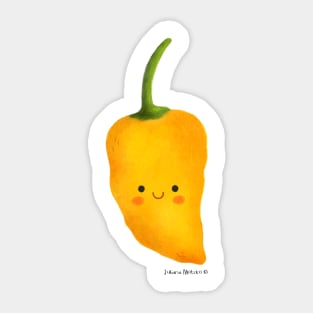 Datil Yellow Pepper Sticker